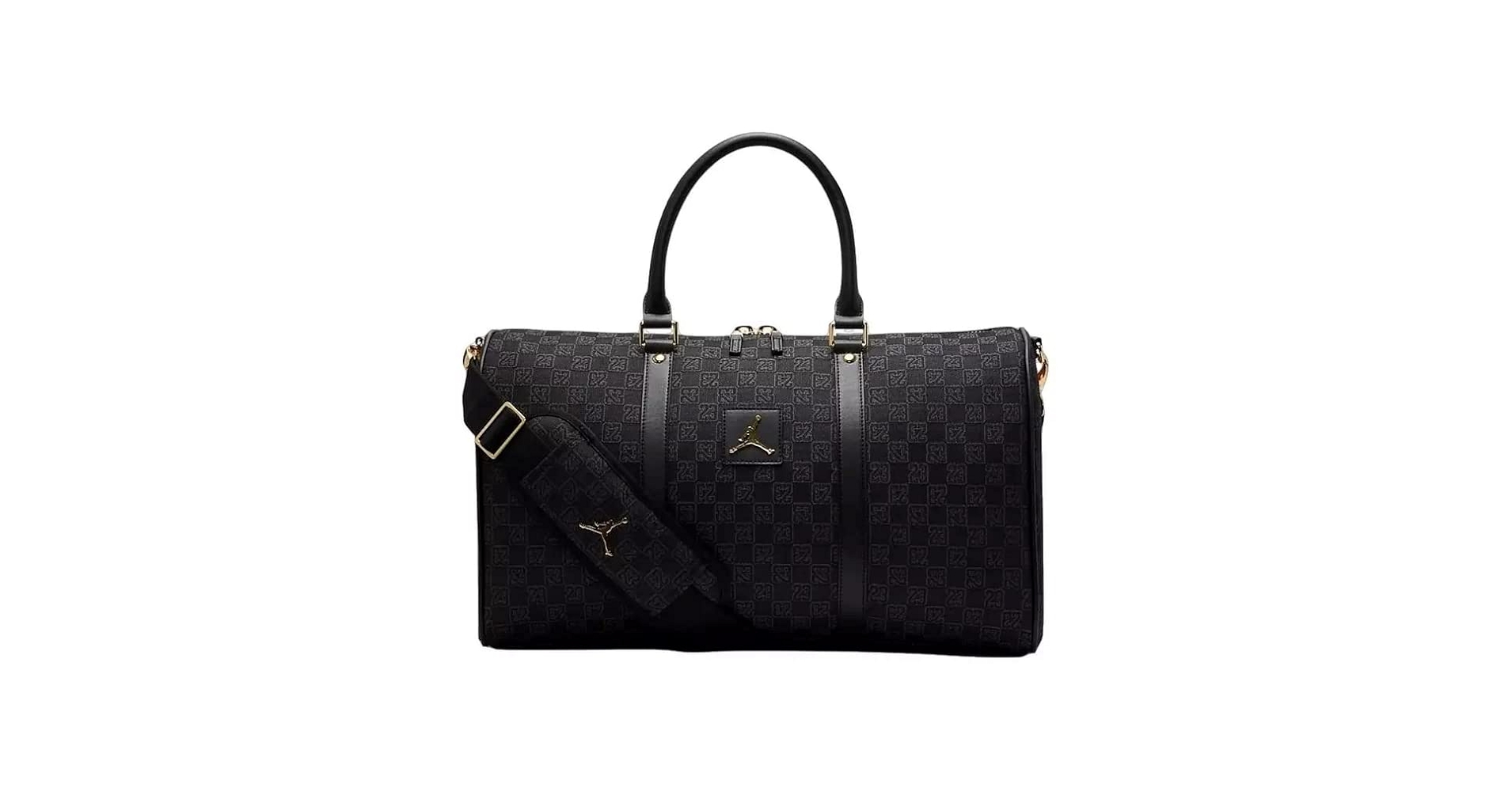 新品タグ付き✨NIKE Jordan ボストンバッグ ブラック ゴールド ロゴ Jordan ジョーダン ボストンバッグ ダッフルバッグ メンズ nike